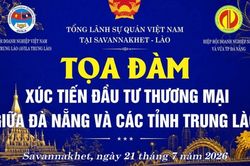 Tọa đàm Xúc tiến đầu tư thương mại giữa thành phố Đà Nẵng và các tỉnh Trung Lào