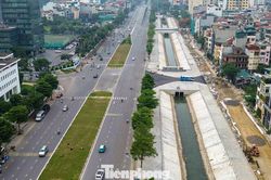 Cận cảnh tuyến đường kết nối Tây Hồ Tây thay đổi sau dự án chống ngập