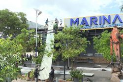 Cưỡng chế tháo dỡ khu ẩm thực Marina Coffee nổi tiếng ở An Giang