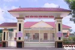 Bài toán thừa, thiếu nhà văn hóa sau sáp nhập khối, xóm