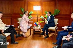 Việt Nam th&uacute;c đẩy hợp t&aacute;c song phương với Philippines, EU v&agrave; Na Uy