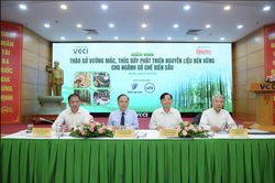 Ph&aacute;t triển nguy&ecirc;n liệu bền vững đưa Việt Nam th&agrave;nh trung t&acirc;m chế biến gỗ xanh