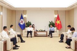 EVN trao đổi hợp tác với Tập đoàn Mingyang (Trung Quốc)