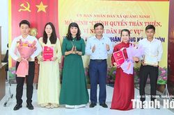 Ra mắt mô hình 'Chính quyền thân thiện, vì Nhân dân phục vụ' tại xã Quảng Ninh