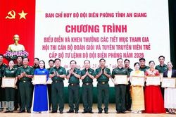 Bộ đội Biên phòng An Giang đoạt giải nhì toàn đoàn tại hội thi toàn quốc