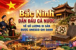 Bắc Ninh dẫn đầu cả nước về số lượng di sản được UNESCO ghi danh