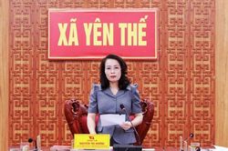 Ph&oacute; B&iacute; thư Thường trực Tỉnh ủy Nguyễn Thị Hương: Phấn đấu x&acirc;y dựng x&atilde; Y&ecirc;n Thế trở th&agrave;nh phường v&agrave;o năm 2028