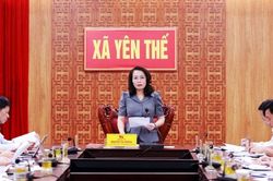 Ph&oacute; B&iacute; thư Thường trực Tỉnh ủy Nguyễn Thị Hương: Phấn đấu x&acirc;y dựng x&atilde; Y&ecirc;n Thế trở th&agrave;nh phường v&agrave;o năm 2028