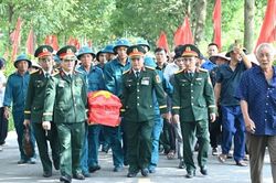 Bắc Ninh: Đưa liệt sĩ Nguyễn C&ocirc;ng Lưu về y&ecirc;n nghỉ tại Nghĩa trang Liệt sĩ Danh Thắng