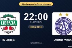 Nhận định FK Liepaja vs Austria Vienna: đội hình dự kiến