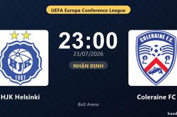 Nhận định HJK Helsinki vs Coleraine FC: đội h&igrave;nh dự kiến