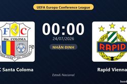 Nhận định FC Santa Coloma vs Rapid Vienna: đội h&igrave;nh dự kiến