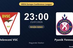 Nhận định Debreceni VSC vs Pyunik Yerevan: đội h&igrave;nh dự kiến