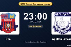 Nhận định Dila vs Apollon Limassol: đội h&igrave;nh dự kiến