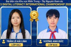 2 học sinh Gia Lai góp mặt trong đội tuyển Việt Nam tham dự Cuộc thi Vô địch kỹ năng số IC3 quốc tế 2026