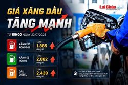 Giá xăng đồng loạt tăng mạnh từ 15h hôm nay (23/7), dầu diesel vượt 27.000 đồng/lít