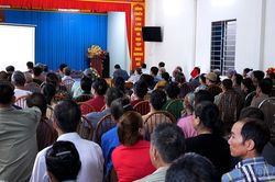 Công bố thực hiện dự án phát triển hạ tầng và đô thị bền vững tỉnh Lào Cai (vốn vay ADB) tại xã Gia Phú