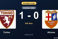 Thống kê trận đấu Torino 1-0 Alcione: S. Kulenovic tỏa sáng, Torino giành trọn 3 điểm