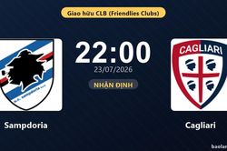 Nhận định Sampdoria vs Cagliari: đội hình dự kiến
