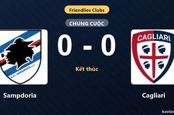Sampdoria v&agrave; Cagliari chia điểm trong trận giao hữu kh&ocirc;ng b&agrave;n thắng