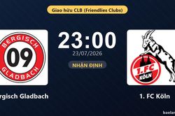 Nhận định Bergisch Gladbach vs 1. FC K&ouml;ln: đội h&igrave;nh dự kiến