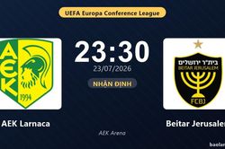 Nhận định AEK Larnaca vs Beitar Jerusalem: đội hình dự kiến