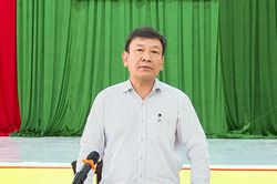 Phó Bí thư Tỉnh ủy Lâm Đồng Bùi Thắng làm việc với xã Quảng Hòa