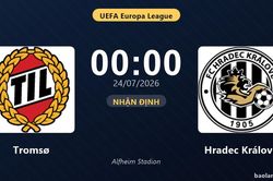 Nhận định Troms&oslash; vs Hradec Kr&aacute;lov&eacute;: đội h&igrave;nh dự kiến