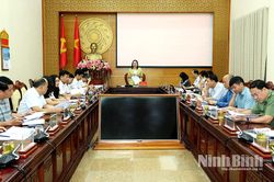 Ban Tổ chức các hoạt động kỷ niệm 60 năm Ngày hy sinh của 10 nữ dân quân phòng không Lam Hạ triển khai nhiệm vụ