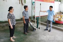 Sân tập cộng đồng - 'điểm hẹn sức khỏe' của người dân Phù Ninh