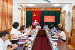Kiểm tra công tác tổ chức xây dựng Đảng tại phường Quan Triều