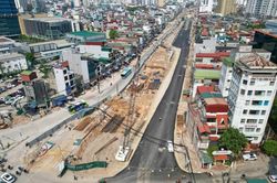 Tăng tốc thi c&ocirc;ng V&agrave;nh đai 1 H&agrave; Nội, quyết ho&agrave;n th&agrave;nh trước 2/9