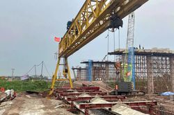 Thiếu hơn 9 triệu m&sup3; c&aacute;t, cao tốc Ninh B&igrave;nh - Hải Ph&ograve;ng đối mặt nguy cơ đ&igrave;nh trệ thi c&ocirc;ng