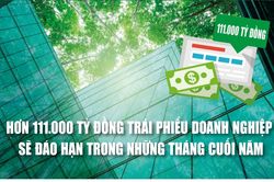 Infographics: Hơn 111.000 tỷ đồng trái phiếu doanh nghiệp sẽ đáo hạn trong những tháng cuối năm
