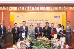 PVcomBank v&agrave; Visa k&yacute; kết hợp t&aacute;c triển khai giải ph&aacute;p chuyển tiền qua Visa Direct