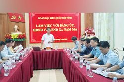 Đoàn ĐBQH tỉnh Lai Châu khảo sát hoạt động xã Nậm Cuổi, Nậm Mạ
