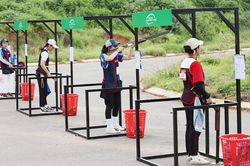 Lần đầu tiên thi đấu bắn súng đĩa bay vào ban đêm tại Việt Nam