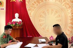 Công an phường Thục Phán xử phạt trường hợp bình luận, cổ vũ thông tin sai sự thật trên mạng xã hội