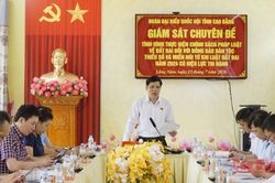 Giám sát tình hình thực hiện chính sách pháp luật về đất đai đối với vùng đồng bào DTTS