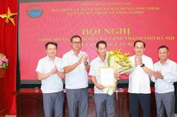 Ban Quản lý dự án đầu tư xây dựng công trình hạ tầng kỹ thuật và nông nghiệp Hà Nội có thêm Phó Giám đốc