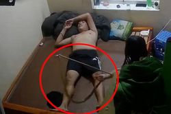 Say rượu nằm ngủ, ông bố suýt 'bay mất hồn phách' vì thứ con gái cầm trên tay