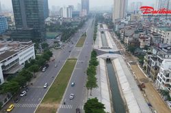 Tuyến đường kết nối Tây Hồ Tây 'thay da đổi thịt' sau dự án chống ngập