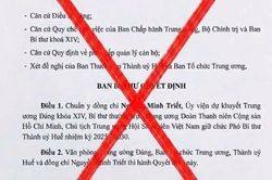Cảnh b&aacute;o văn bản giả về c&ocirc;ng t&aacute;c nh&acirc;n sự tại Huế