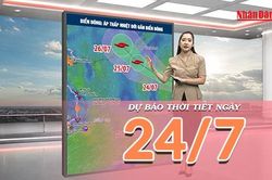 [Video] Dự báo thời tiết ngày 24/7/2026: Mưa lớn bao phủ Bắc Bộ, Trung Bộ dịu nắng