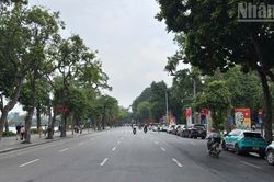 [Ảnh] Những bãi đỗ xe, điểm trung chuyển phục vụ vùng phát thải thấp ở Hà Nội