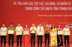 Thanh H&oacute;a: Hưởng ứng 'H&agrave;nh tr&igrave;nh Đỏ' v&agrave; t&ocirc;n vinh người hiến m&aacute;u