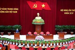 Bế mạc Hội nghị lần thứ ba, Ban Chấp h&agrave;nh Trung ương Đảng kh&oacute;a XIV