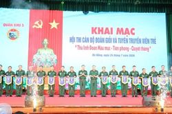 Qu&acirc;n khu 5 tổ chức Hội thi c&aacute;n bộ Đo&agrave;n giỏi v&agrave; tuy&ecirc;n truyền vi&ecirc;n trẻ