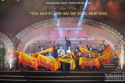 Đặc sắc Lễ hội văn hóa-du lịch 'Địa đạo Kỳ Anh-Bãi Sậy sông Đầm' năm 2026