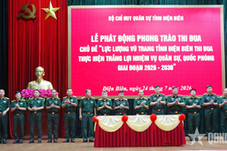 Bộ CHQS tỉnh Điện Biên thi đua thực hiện thắng lợi nhiệm vụ quân sự, quốc phòng